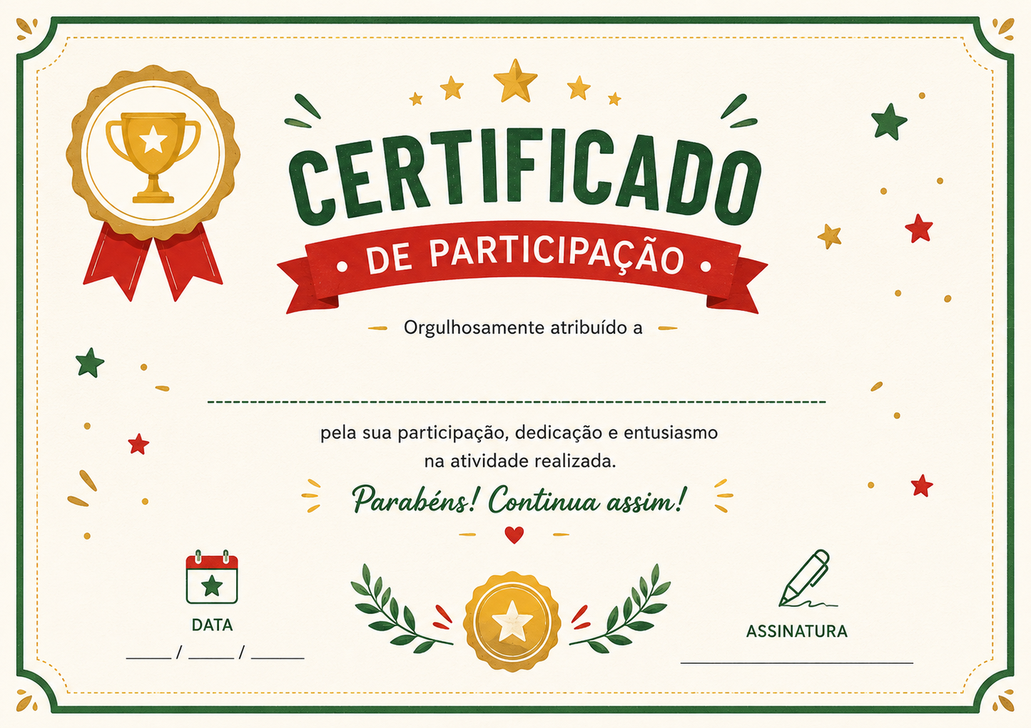 Certificados de Participação