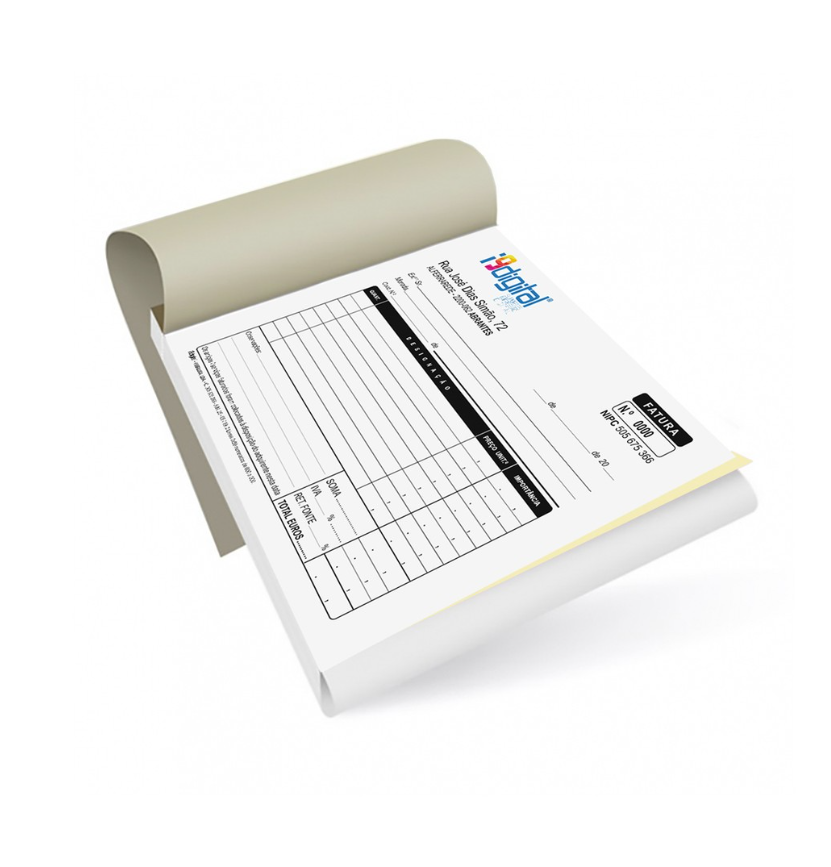 Livros de Fatura 2x50 A6