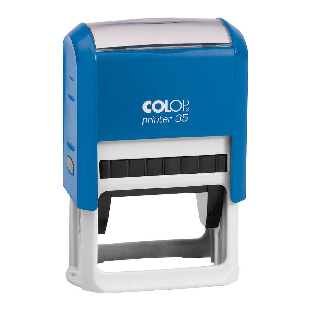 carimbo printer 35 - tinta azul
