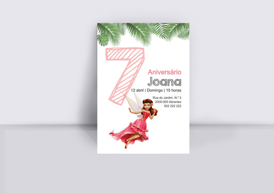 Convites de Aniversário Sininho