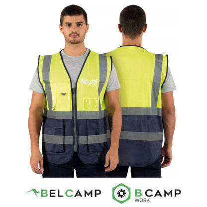 Colete Multibolsos Refletor CL-03