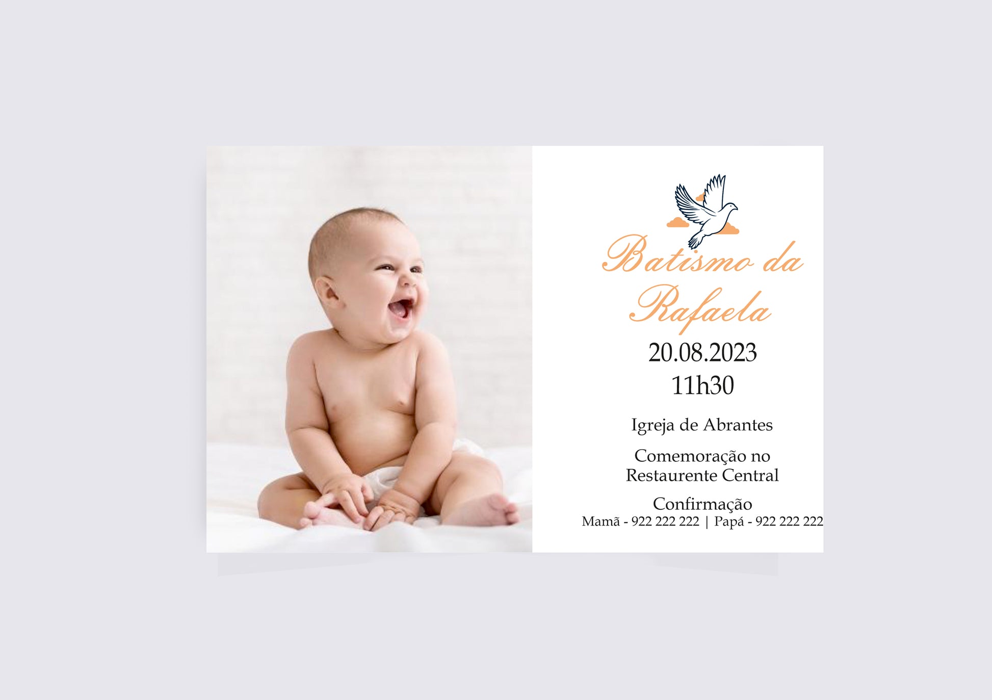 Convites Batismo 