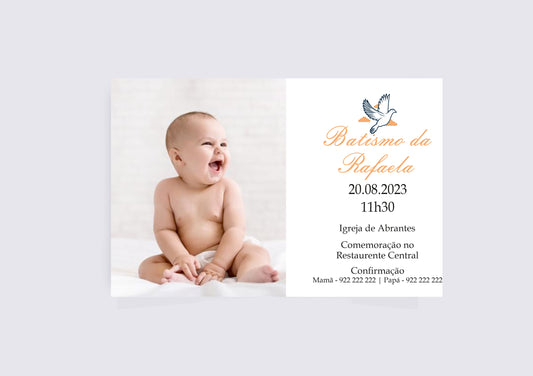 Convites Batismo 