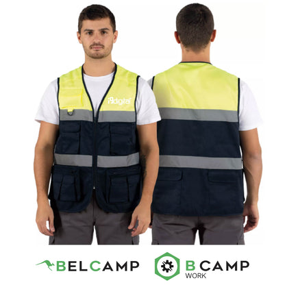 Colete Multibolsos Refletor CL-05