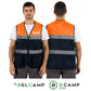 Colete Multibolsos Refletor CL-05