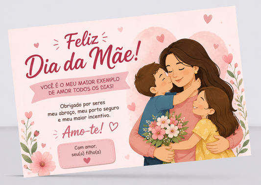 Cartão do Dia do Mãe