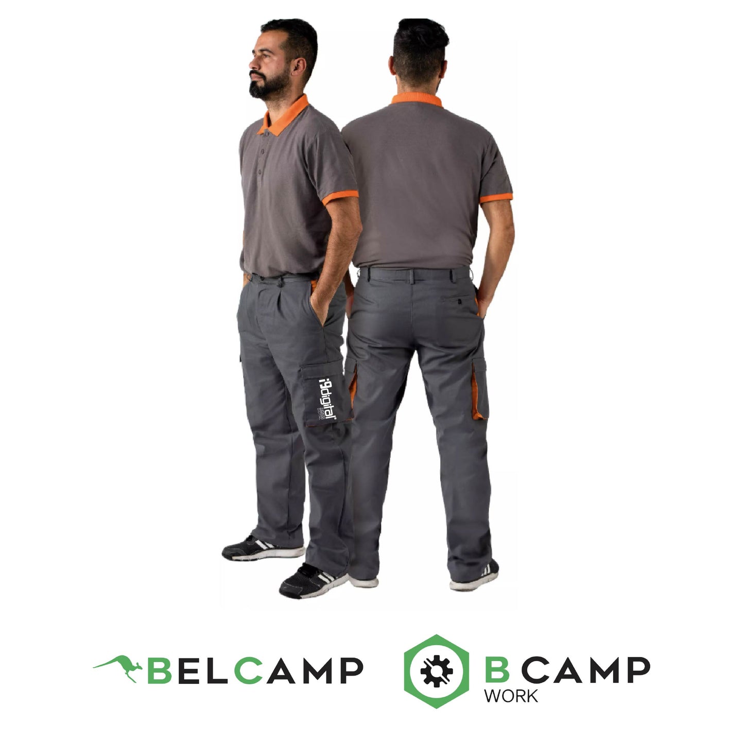 Calças Multi-bolsos T-002