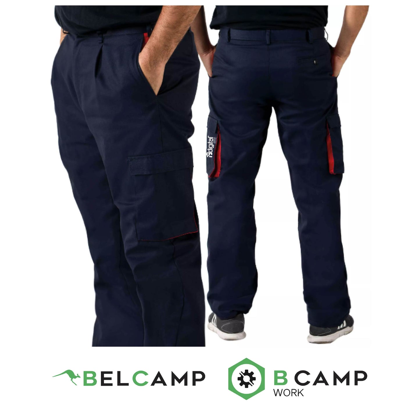 Calças Multi-bolsos T-002