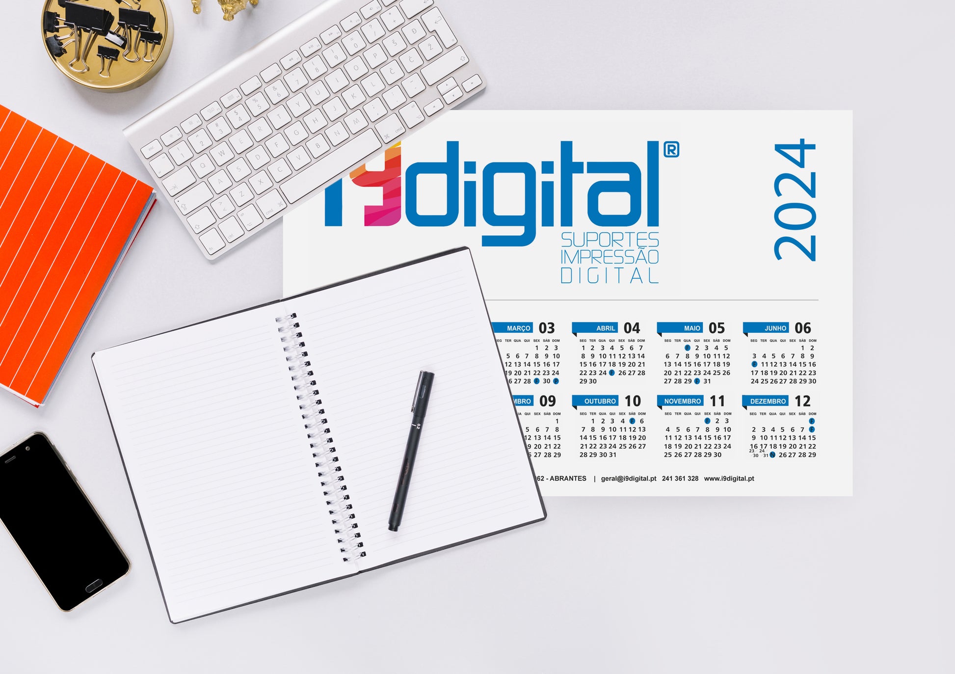 Calendário Planning w background