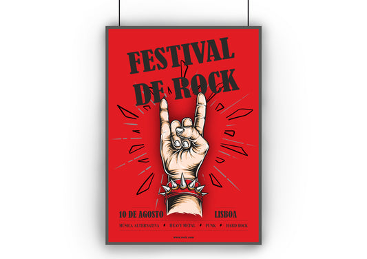 Cartaz personalizado para divulgação de eventos